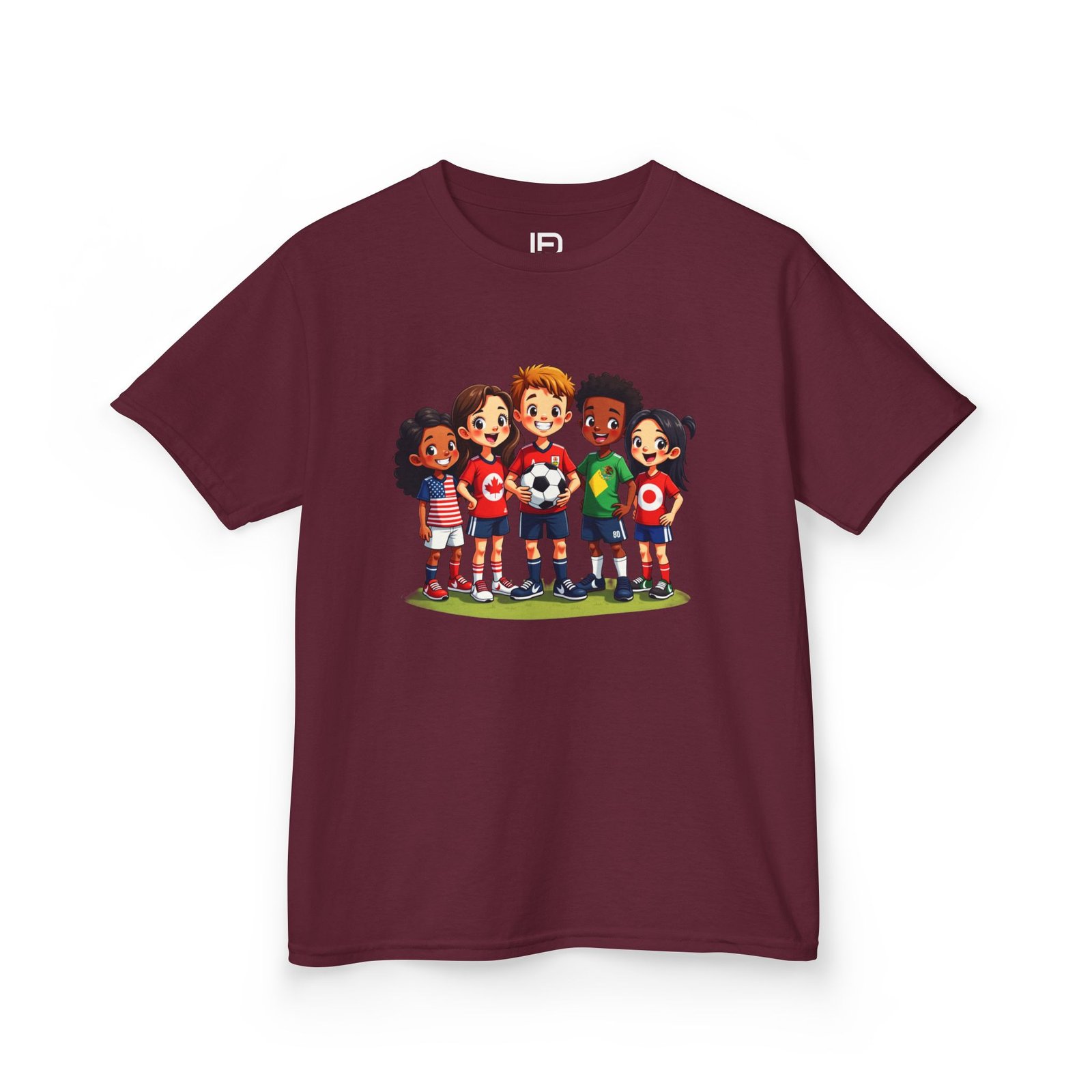 Kids Soccer Graphic Tee | Youth Soccer Shirt, Soccer Ball Design - Image 13