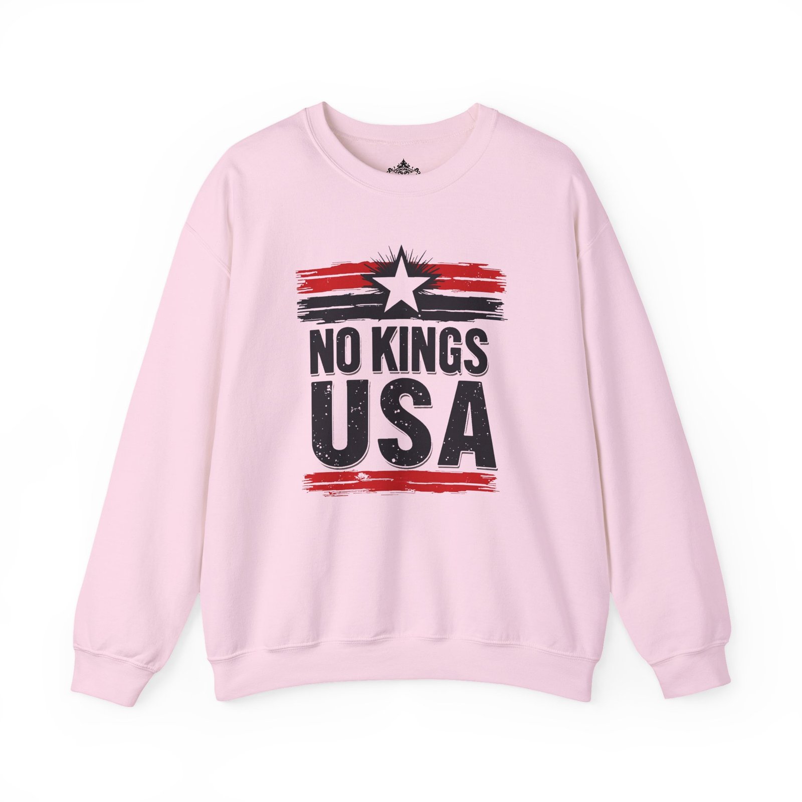 No Kings USA Unisex Sweatshirt, Patriotic Graphic Pullover, Political Statement Jumper, American Pride Apparel, USA Flag Crewneck, Activist - Image 32