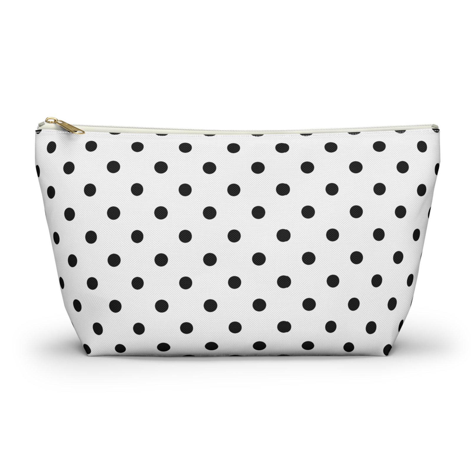 Black Polka Dot Accessory Pouch - Image 5