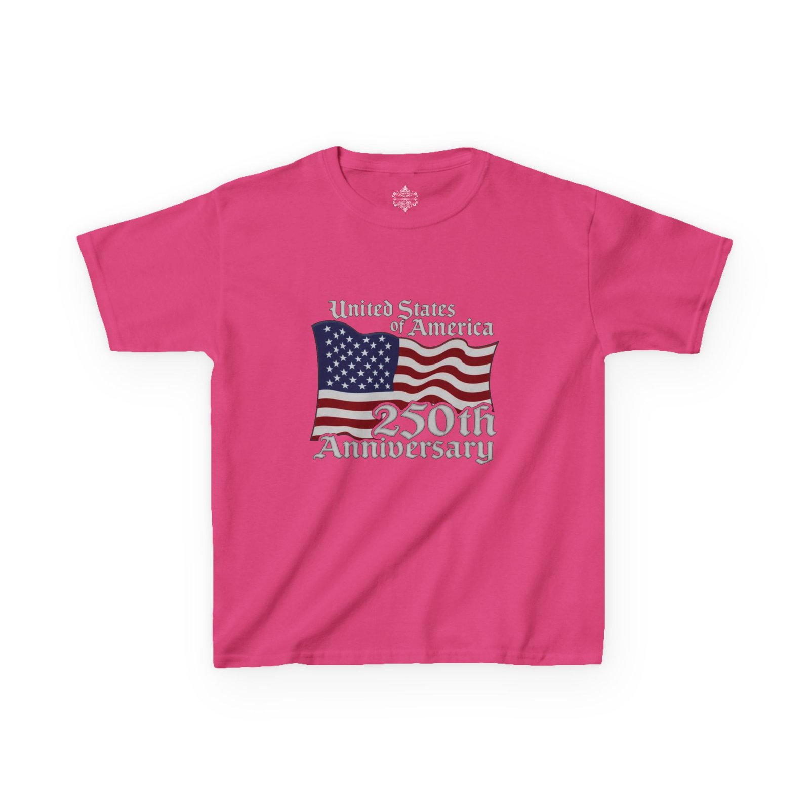 Patriotic Kids Tee 250th Anniversary Flag Shirt America 1776-2026 Youth Shirt USA Semiquincentennial Celebration Top - Image 37