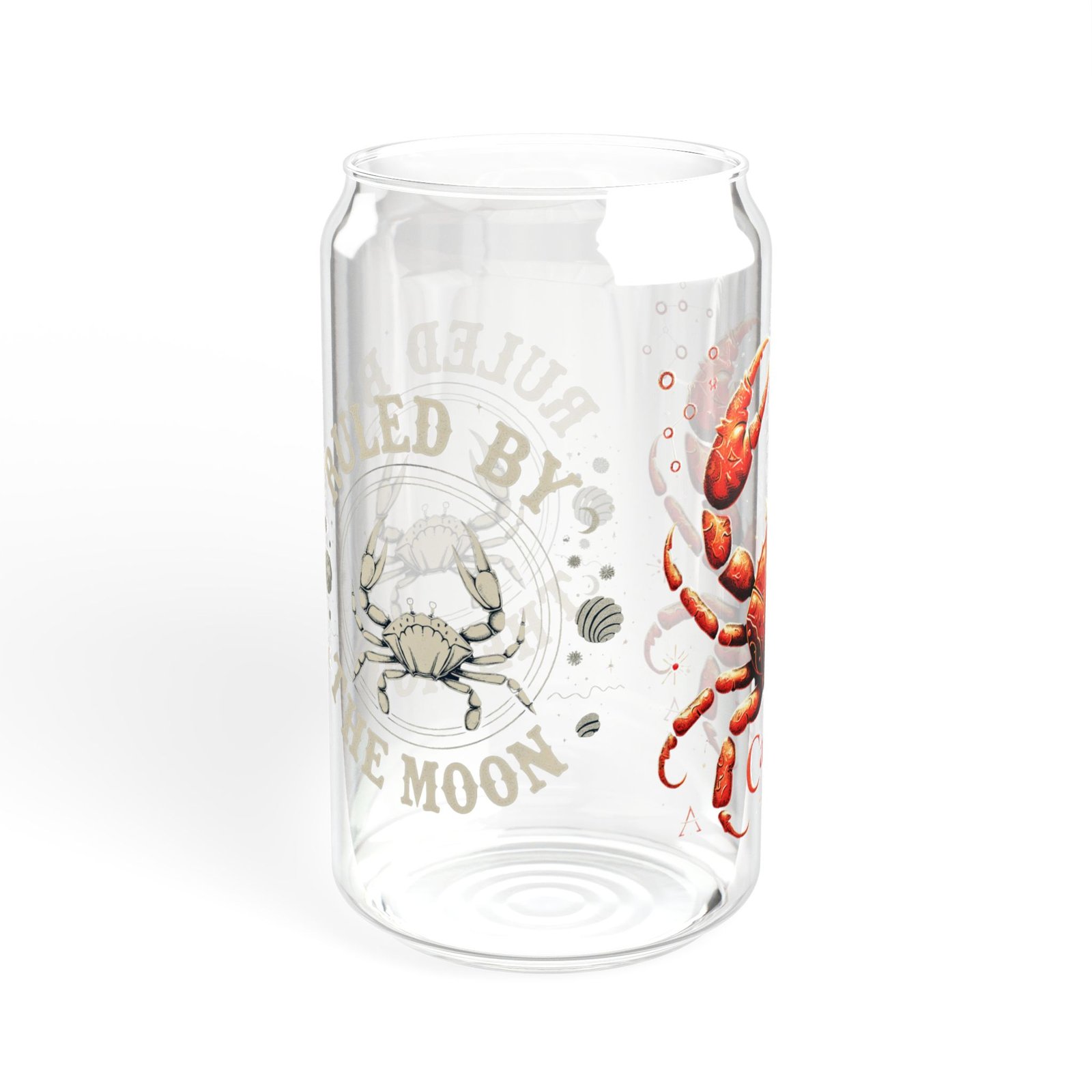 Cancer Zodiac Sipper Glass | 16oz Astrological Drinkware for Astrology Lovers, Birthday Gift, Personalized Glass, Unique Party Favor - Image 10