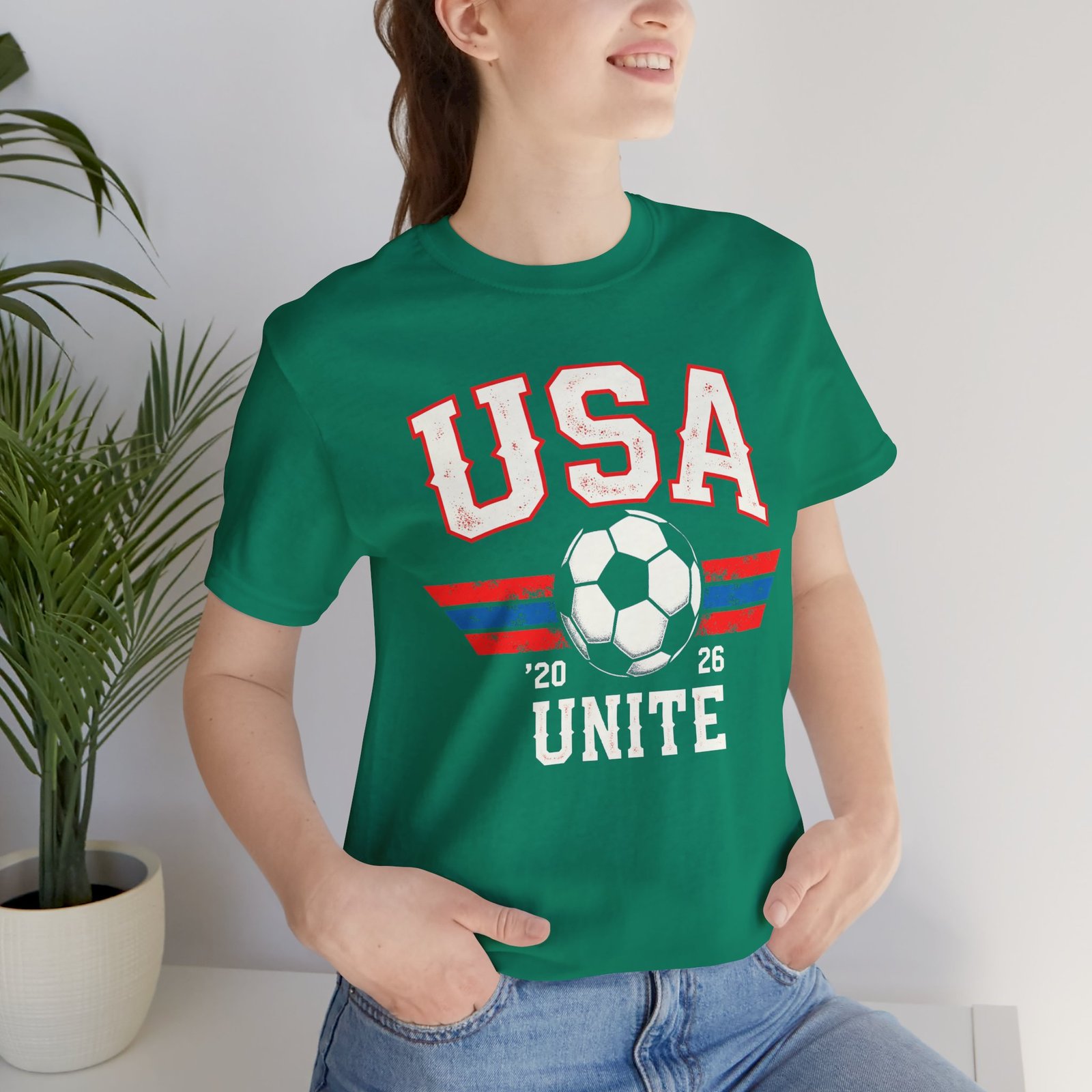 USA Unite Soccer Tee, United States Soccer T-Shirt, America Sports Fan Shirt, Patriotic Football Tee, Team Sports Jersey - Image 19