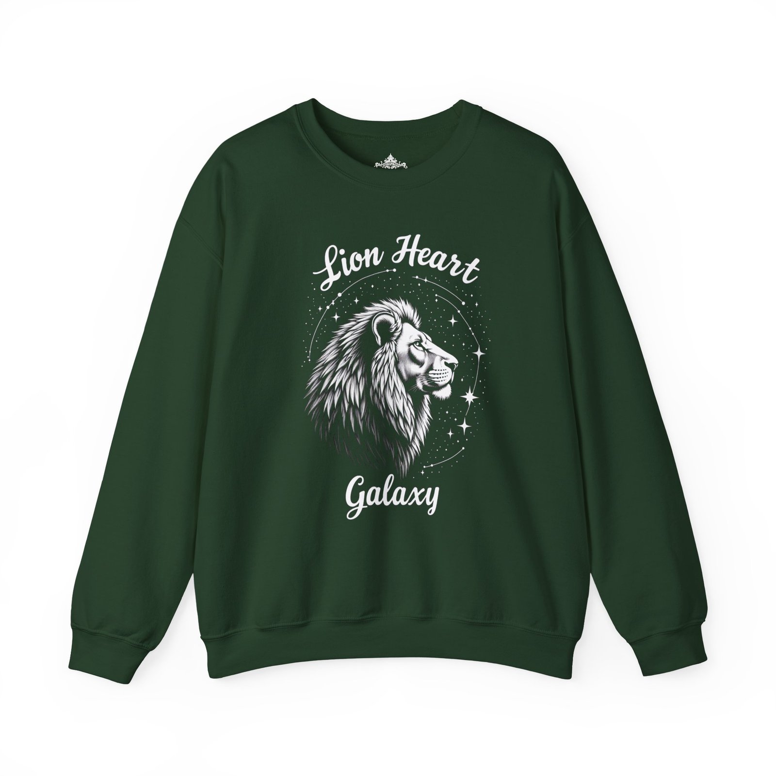 Lion Heart Galaxy Sweatshirt - Unisex Crewneck, Gift for Astrology Lovers, Cozy Fashion, Animal Print, Perfect for Fall - Image 9