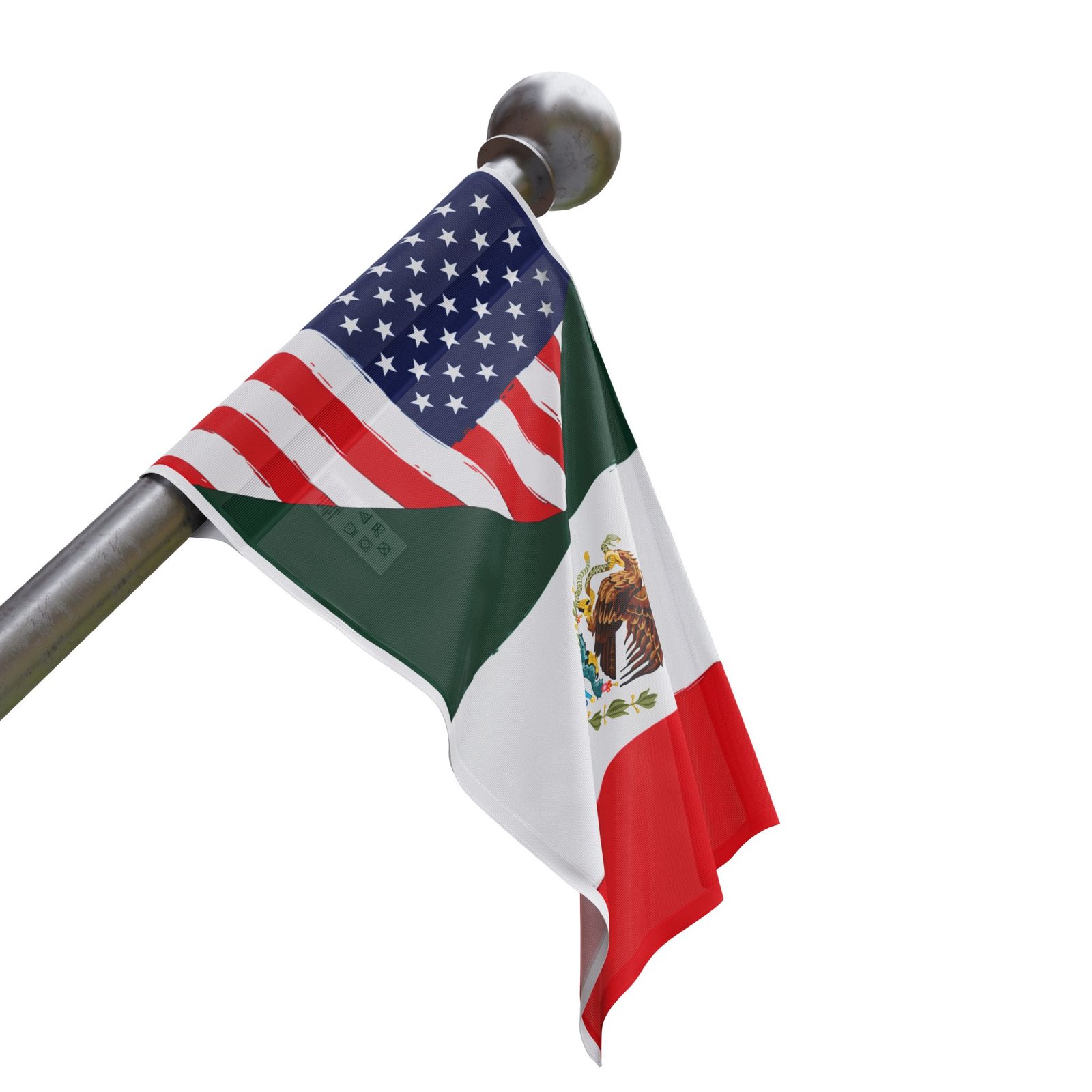 Mexican-American Pride Flag - Image 8