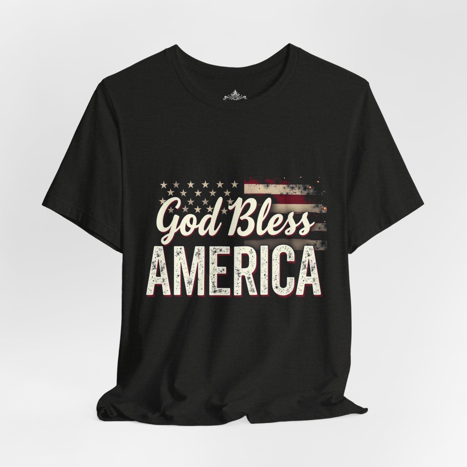 God Bless America Tee, Patriotic Unisex Jersey Short Sleeve Shirt for Independence Day, Memorial Day, and Everyday Wear, American - Image 10