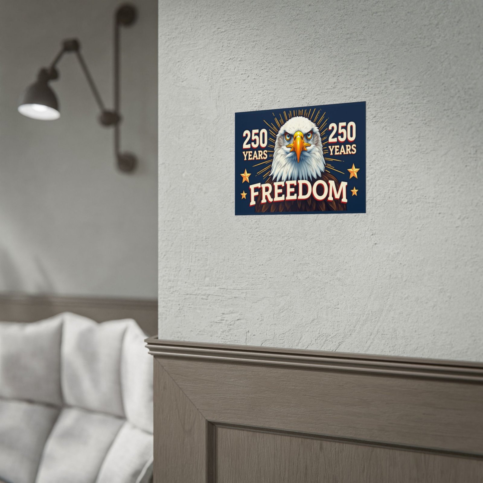 Poster, Patriotic Freedom American Eagle Decor, Independence Day Wall Art, 250 Years Celebration, Rolled Wall Print, Memorial Day Decor, - Image 15