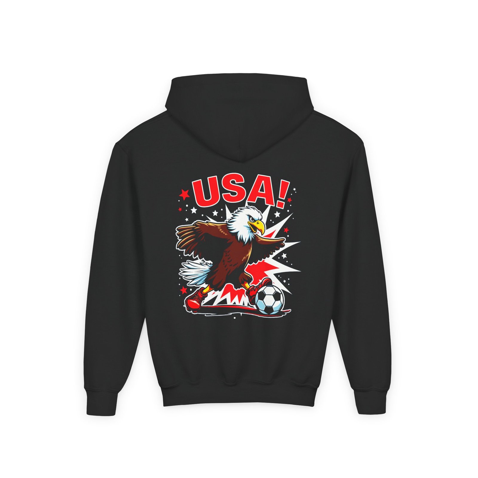 USA Eagle Soccer Hoodie | Youth Hooded Sweatshirt