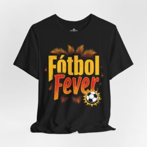 Futbol Fever T-Shirt, Sporty Graphic Tee, Soccer Fan Apparel, Unisex Casual Wear, Gift for Sports Lovers, Tropical Summer Style