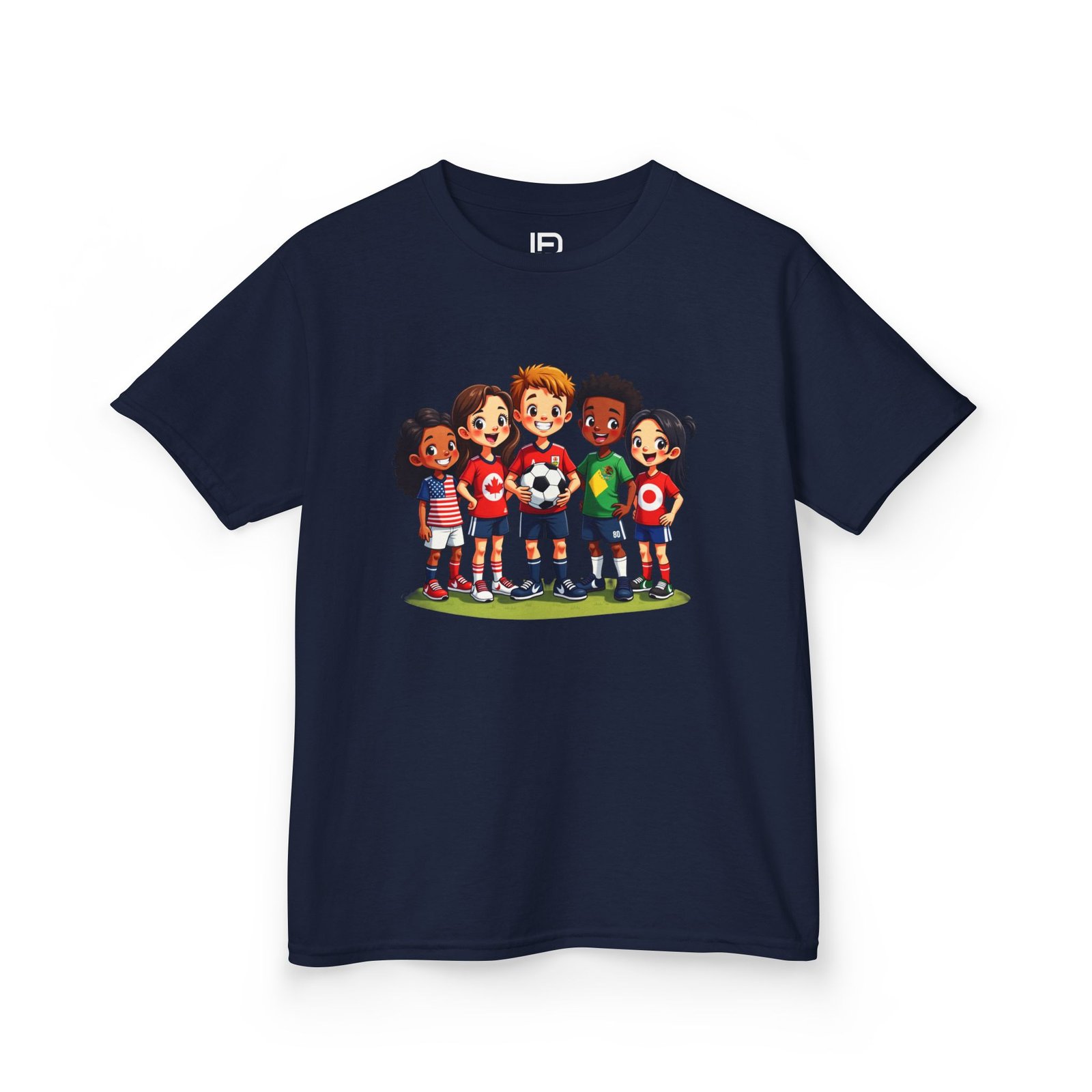 Kids Soccer Graphic Tee | Youth Soccer Shirt, Soccer Ball Design - Image 17