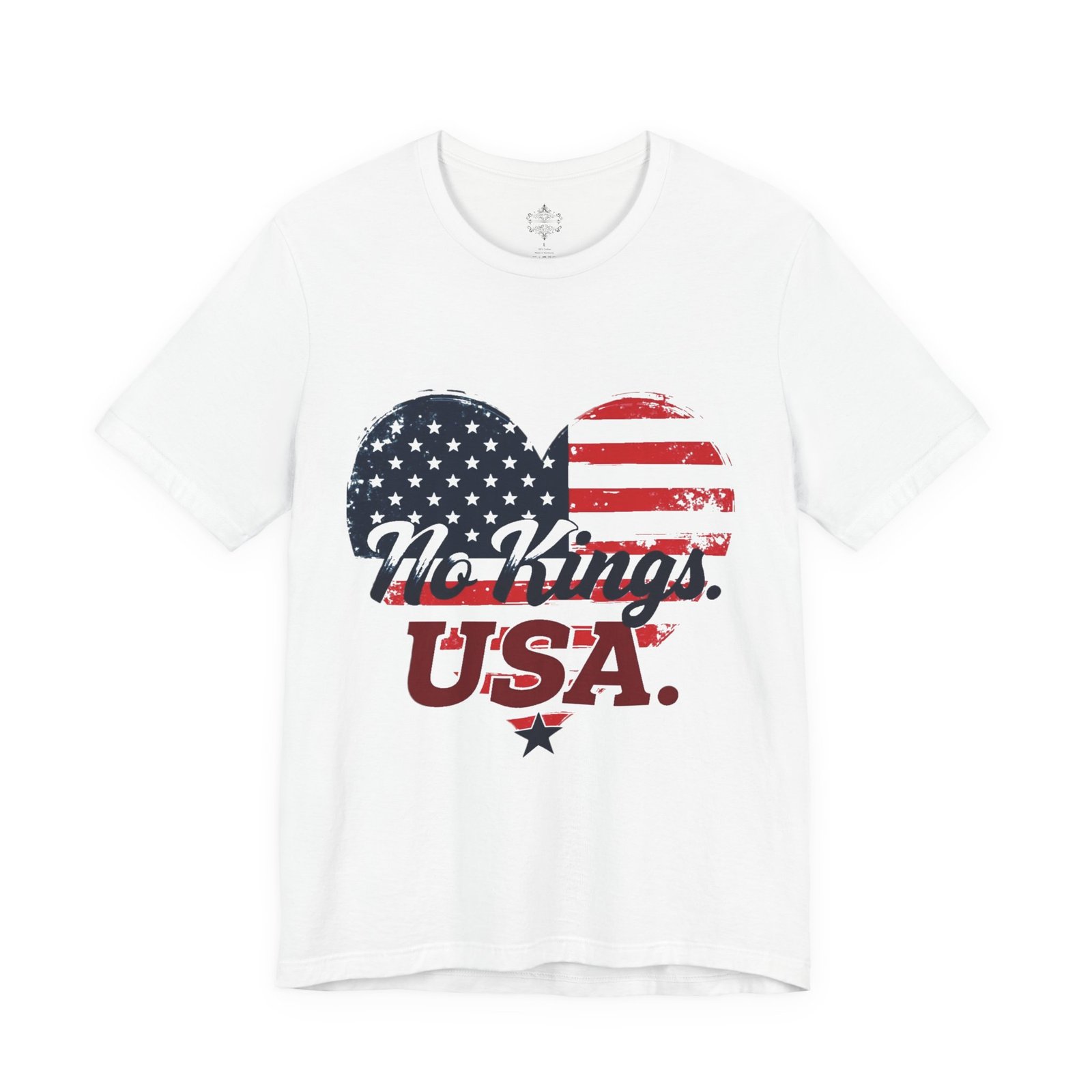 Patriotic Heart Tee - Celebrate Freedom, USA Pride, 4th of July, Casual Wear, Gift for Him or Her, Summer Vibes - Image 3