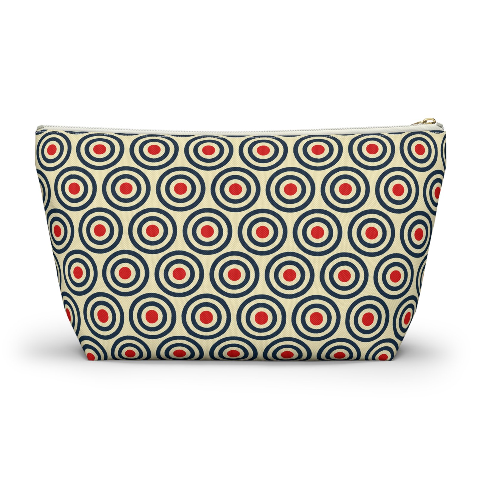 Retro Concentric Circles Accessory Pouch - Image 6