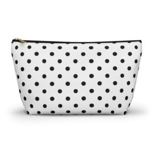Black Polka Dot Accessory Pouch