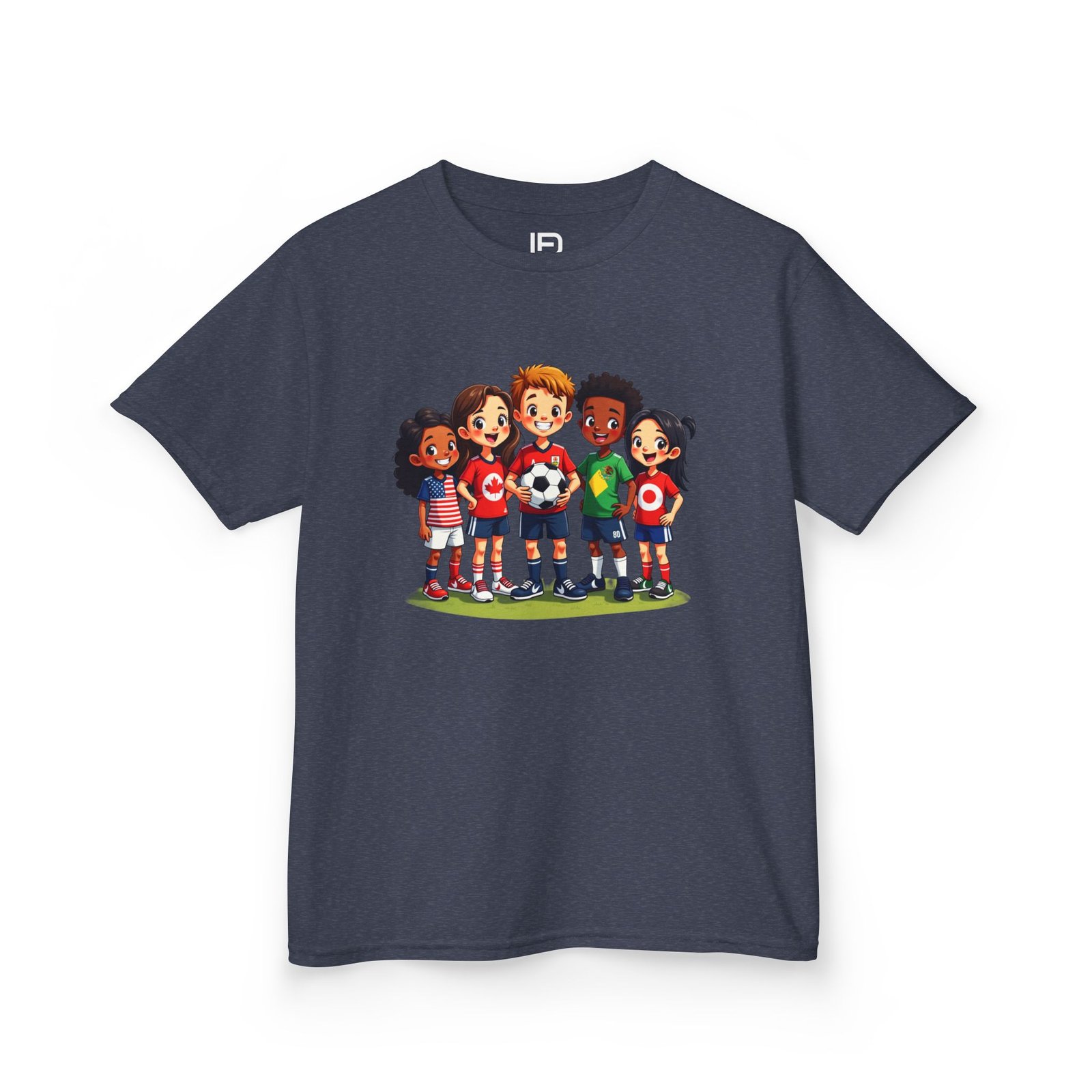 Kids Soccer Graphic Tee | Youth Soccer Shirt, Soccer Ball Design - Image 18