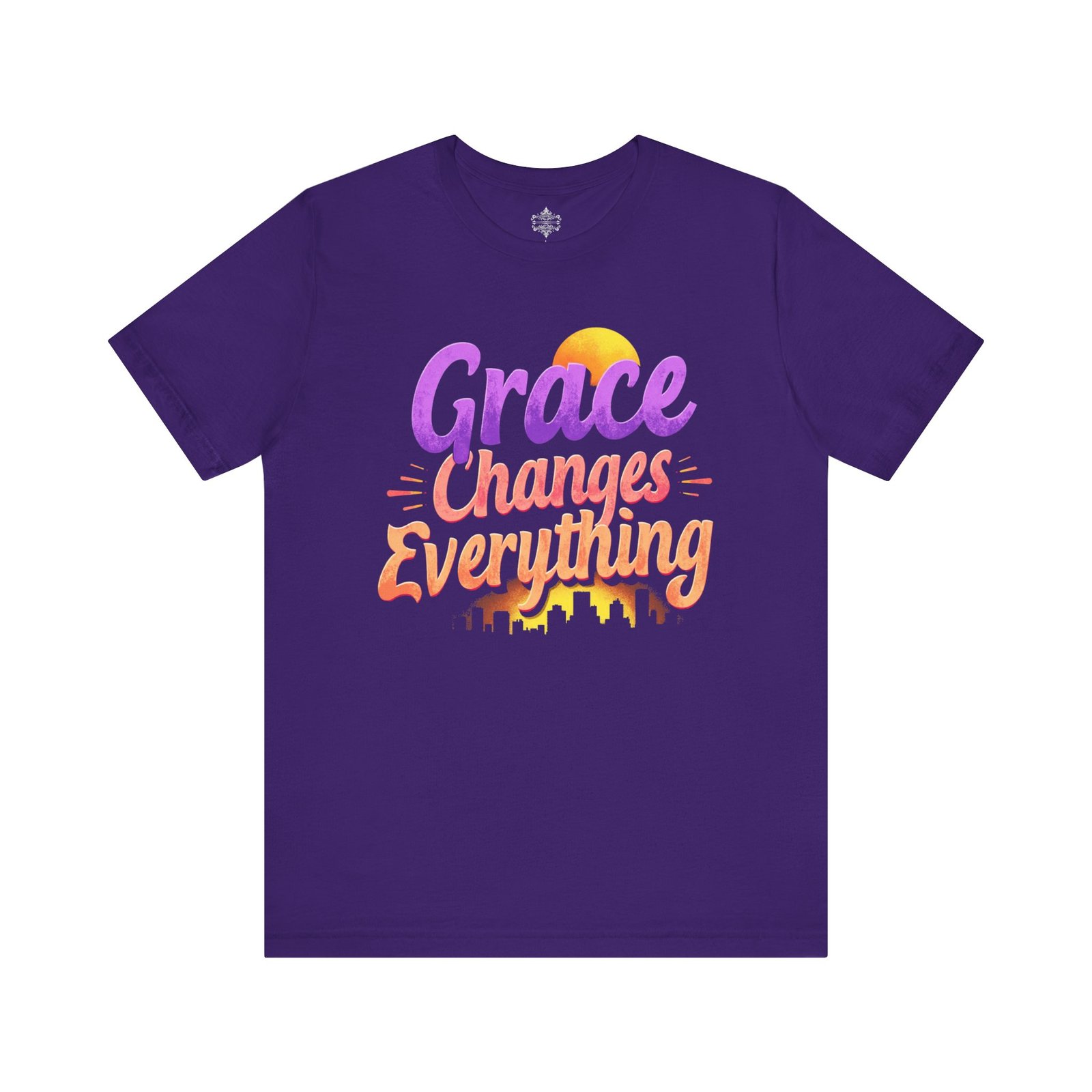 Grace Changes Everything Graphic Tee, Inspirational T-Shirt, Faith-Based Apparel, Perfect Gift for Friends, Spiritual Encouragement - Image 15