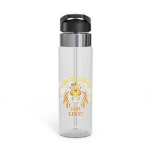 Lion of Judah – Jah Live Sport Bottle, 20oz Water Bottle, Gym Bottle, Gifts for Animal Lovers, Eco-Friendly Hydration