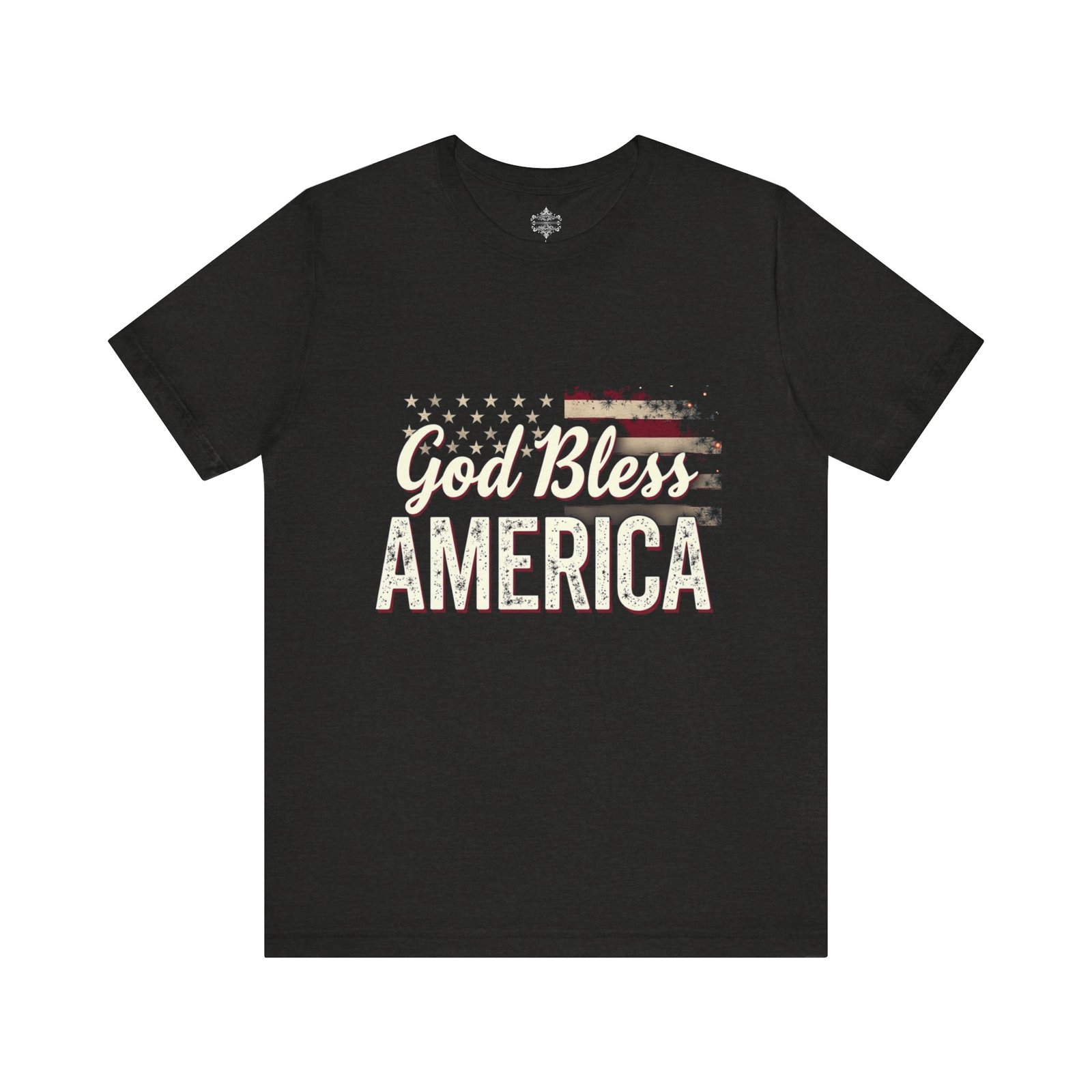 God Bless America Tee, Patriotic Unisex Jersey Short Sleeve Shirt for Independence Day, Memorial Day, and Everyday Wear, American - Image 7