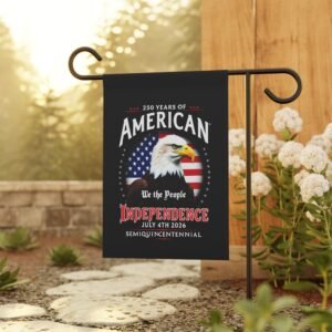 250 Years of America Semiquincentennial Patriotic Flag, Independence Day Garden Banner, Patriotic Outdoor Décor