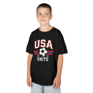 USA Soccer Kids Tee - Unite for 2026, Youth T-Shirt, Sports Team Shirt, Children's Clothing, Soccer Fan Gift, Patriotic Tee