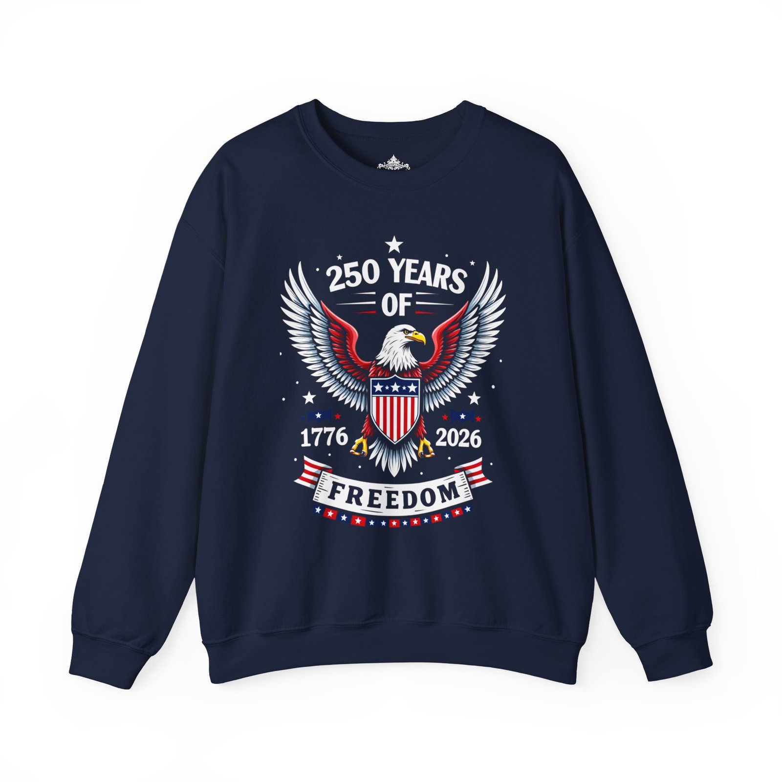 Patriotic Crewneck Sweatshirt, 250 Years of Freedom, America 250 Anniversary Pullover, 1776-2026 U.S. Semiquincentennial - Image 11