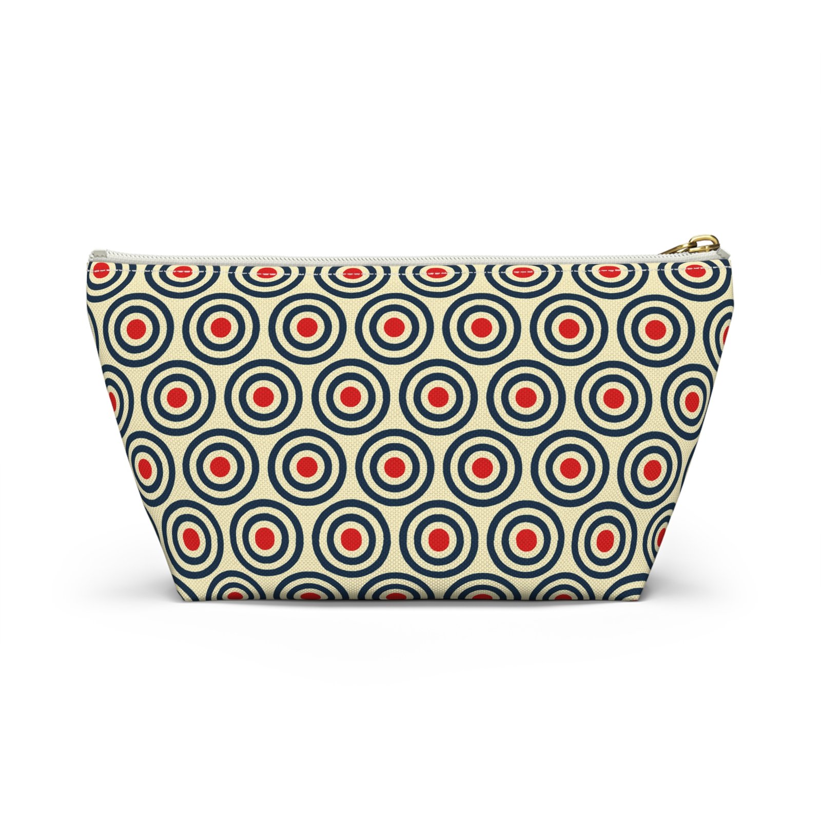 Retro Concentric Circles Accessory Pouch - Image 14