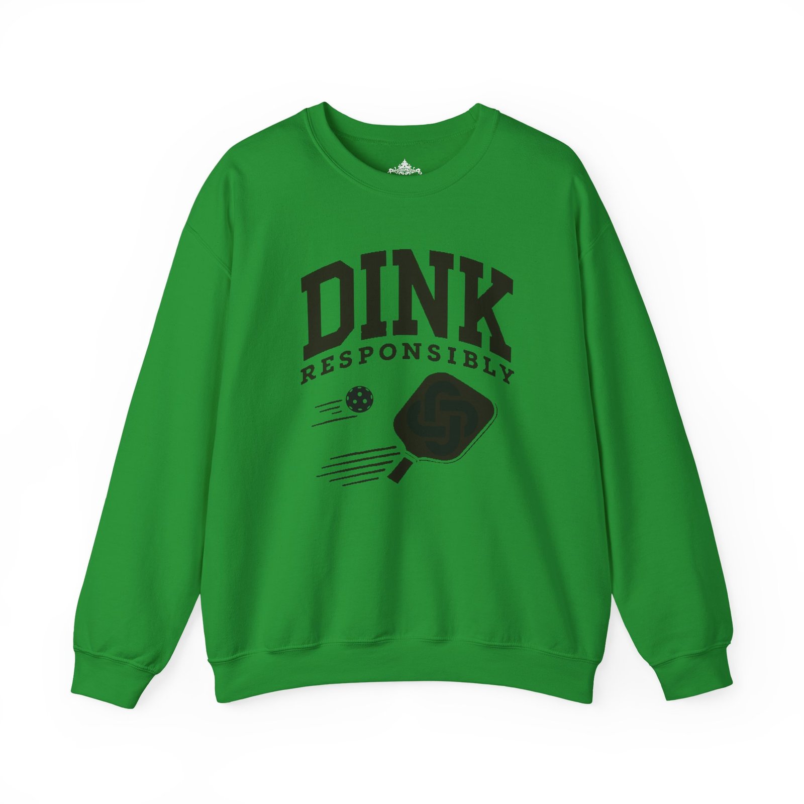 Dink Responsibly pickleball paddle sweatshirt | DINK design crewneck - Image 9