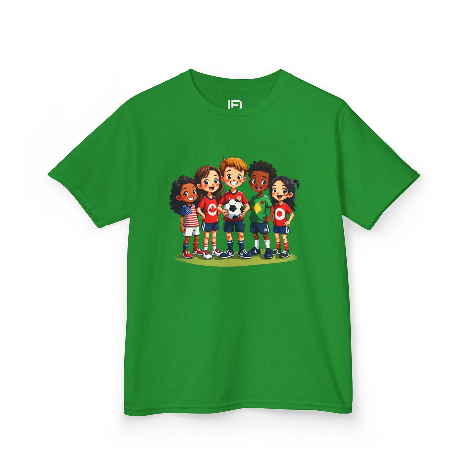 Kids Soccer Graphic Tee | Youth Soccer Shirt, Soccer Ball Design - Image 14