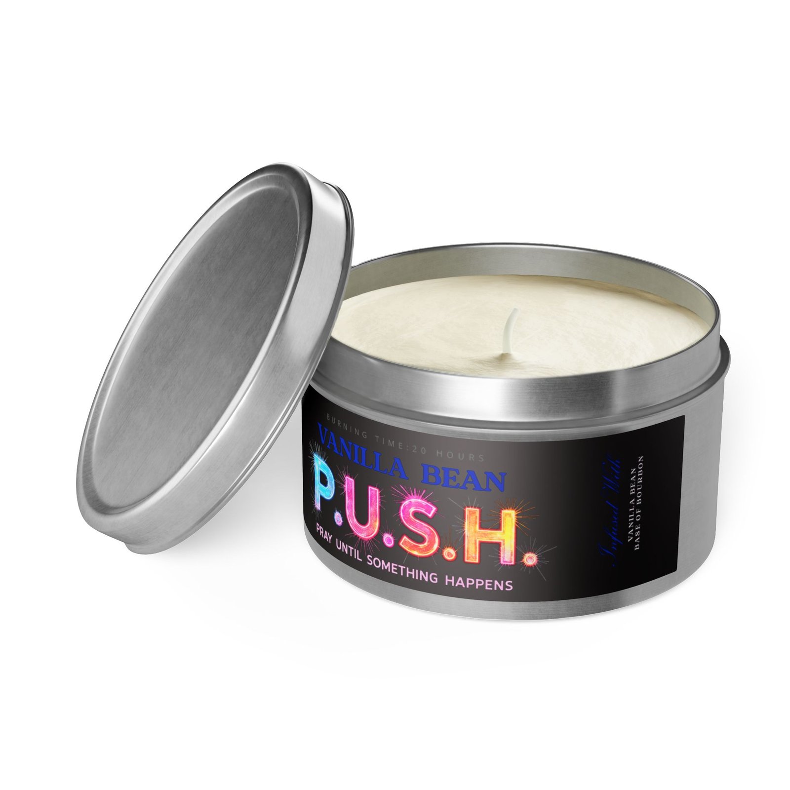 P.U.S.H. Vanilla Bean Comfort Candle, Pray Until Something Happens - Image 24