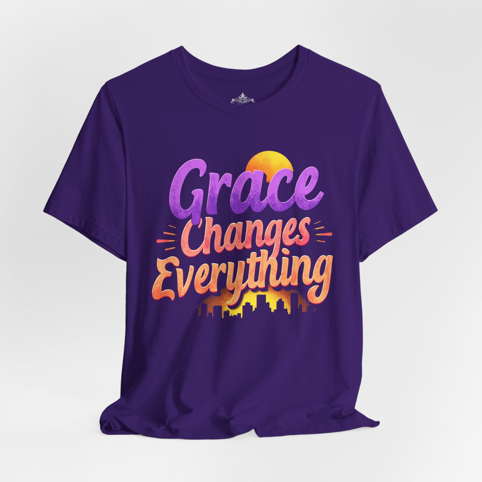 Grace Changes Everything Graphic Tee, Inspirational T-Shirt, Faith-Based Apparel, Perfect Gift for Friends, Spiritual Encouragement - Image 18