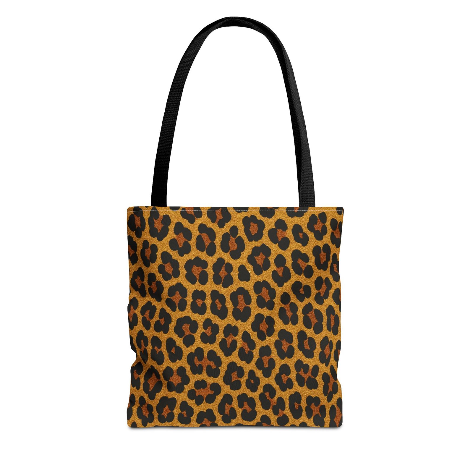 Leopard Print Tote Bag | All Over Print Animal Pattern, Reusable Shopping Bag