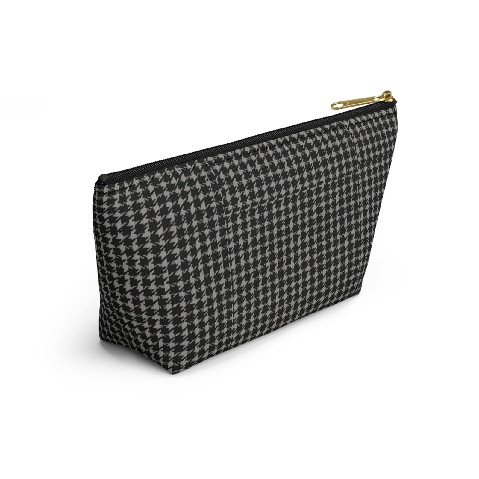 Gray Houndstooth Accessory Pouch - Image 12