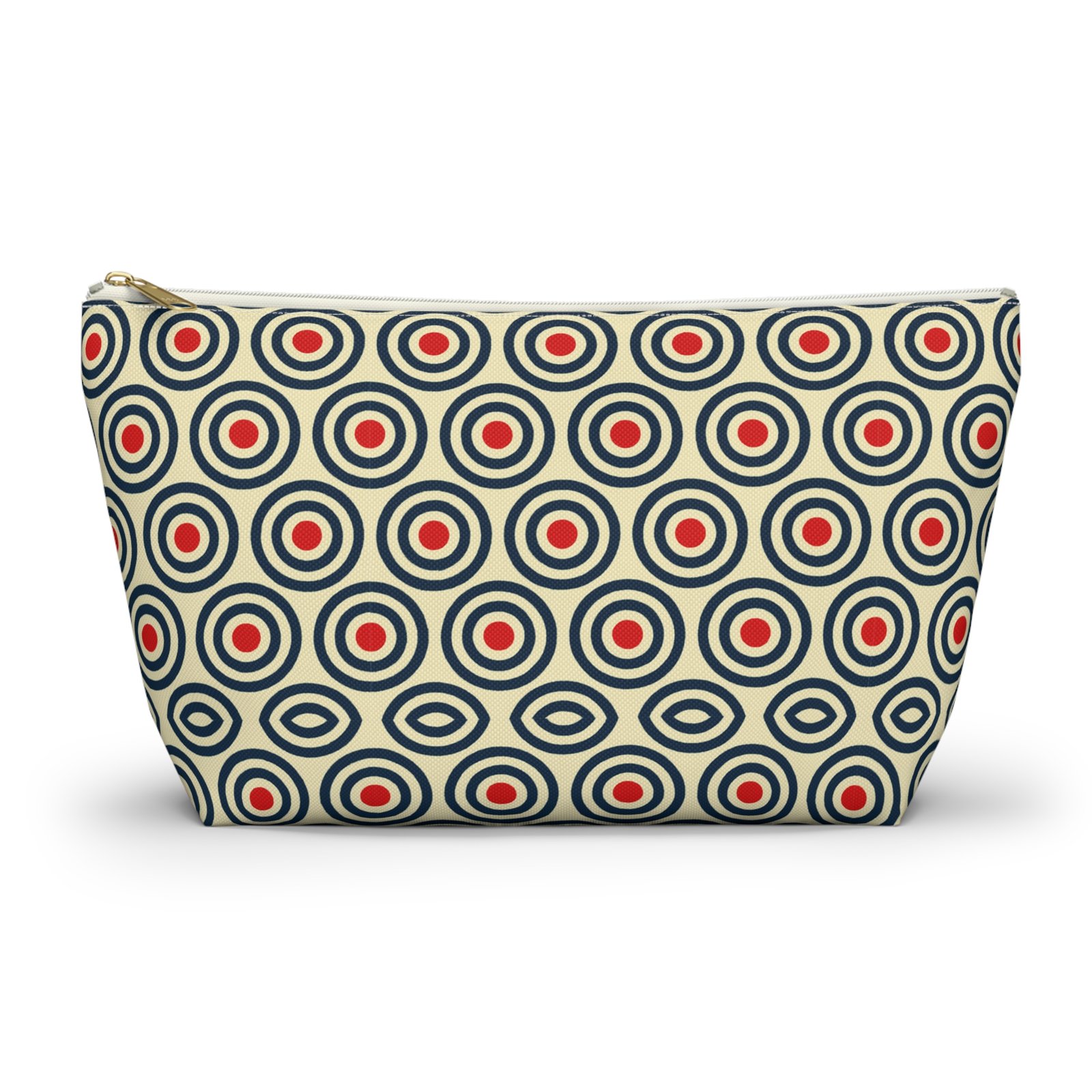 Retro Concentric Circles Accessory Pouch - Image 5