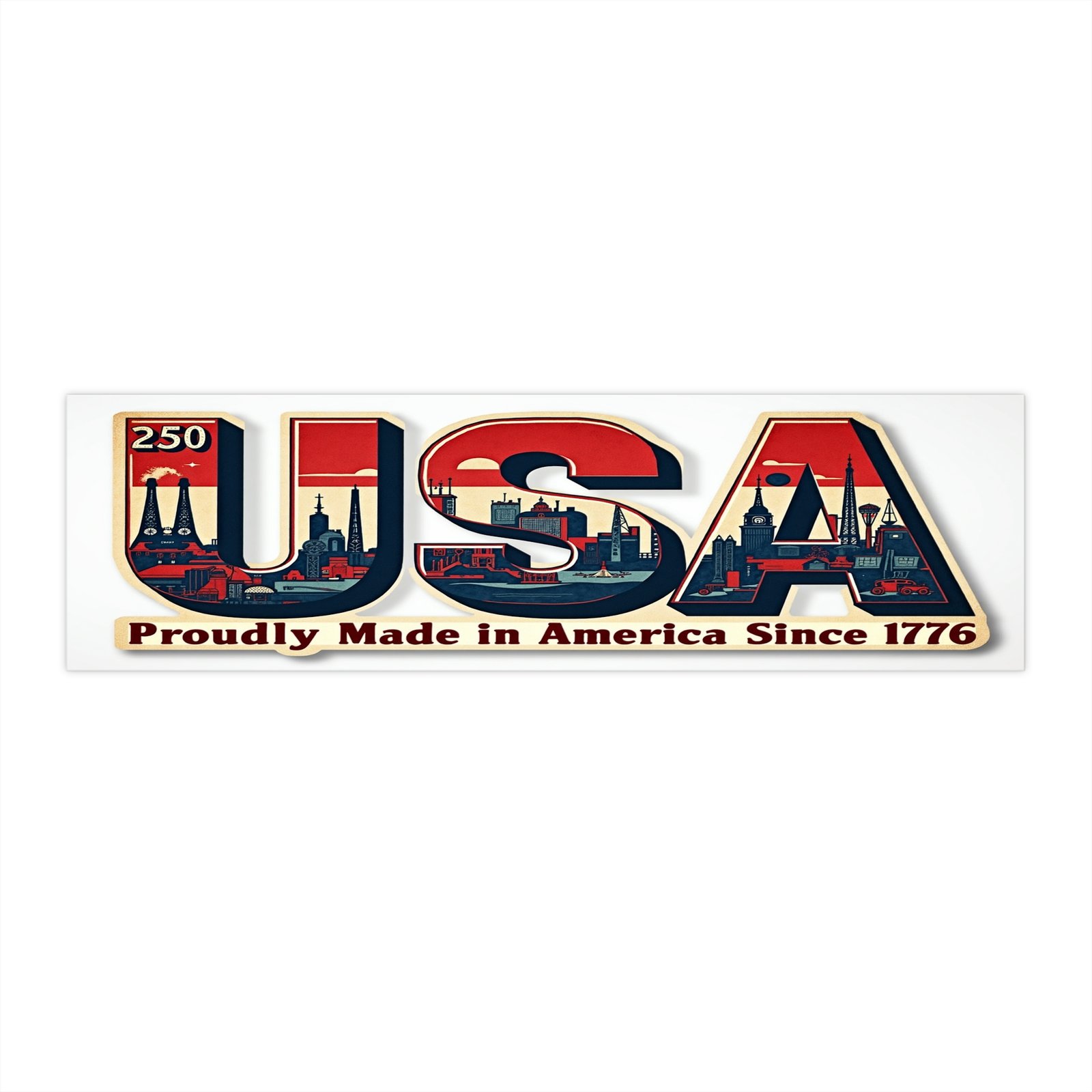 2026 Semiquincentennial Bumper Stickers, Celebration Sticker for Car - Image 4