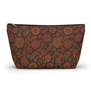 Bohemian Accessory Pouch, Makeup Bag, Travel Organizer, Toiletry Case, Gift for Her, Mandala Design