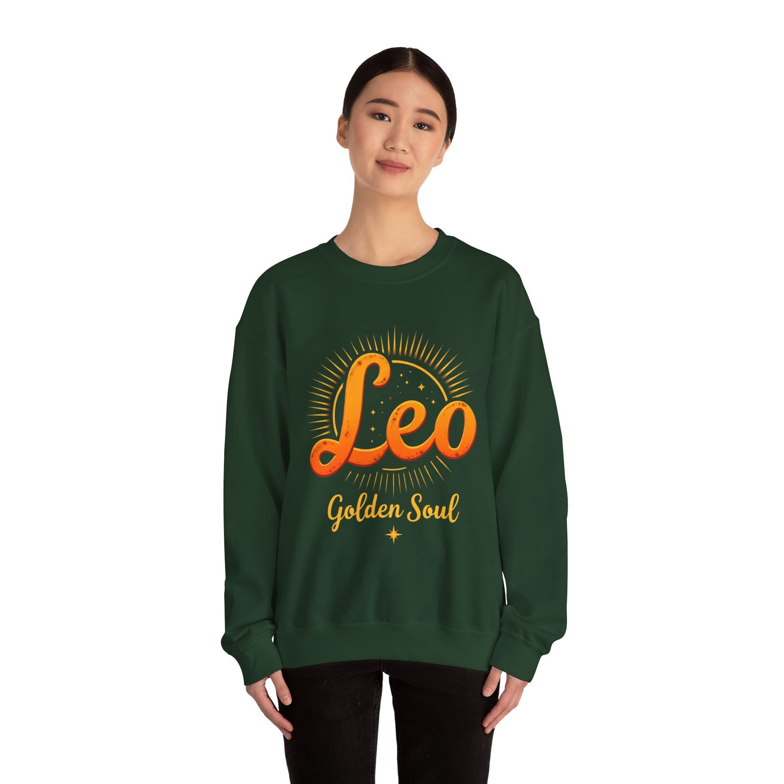 Leo Zodiac Sweatshirt, Astrology Crewneck, Golden Soul Gift, Unisex Zodiac Apparel, Horoscope Clothing - Image 20