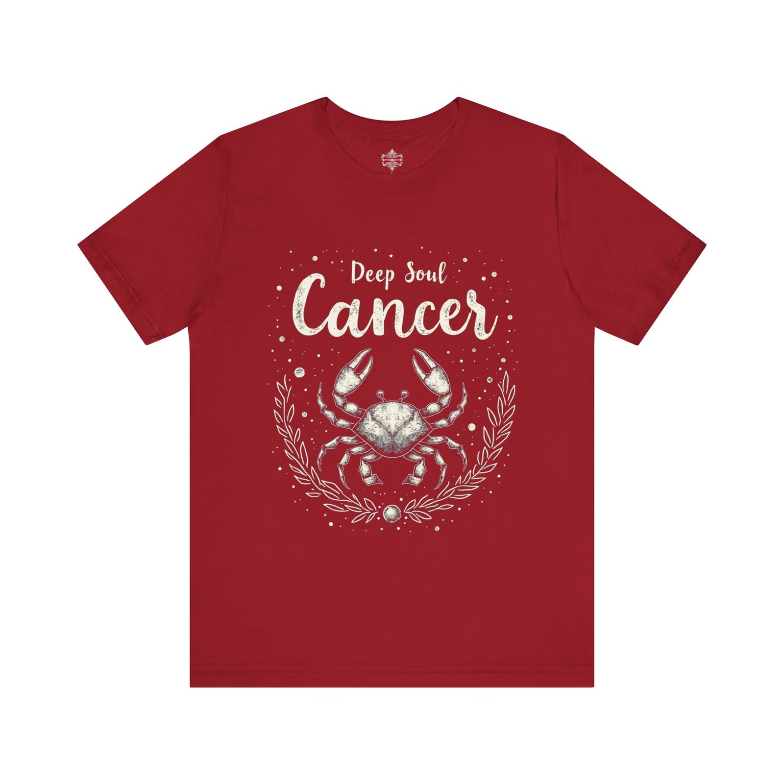 Cancer Zodiac Sign T-Shirt, Astrology Gift, Deep Soul Tee, Birthday Gift for Cancer, Crab Design Shirt, Unisex Short Sleeve Tee - Image 45