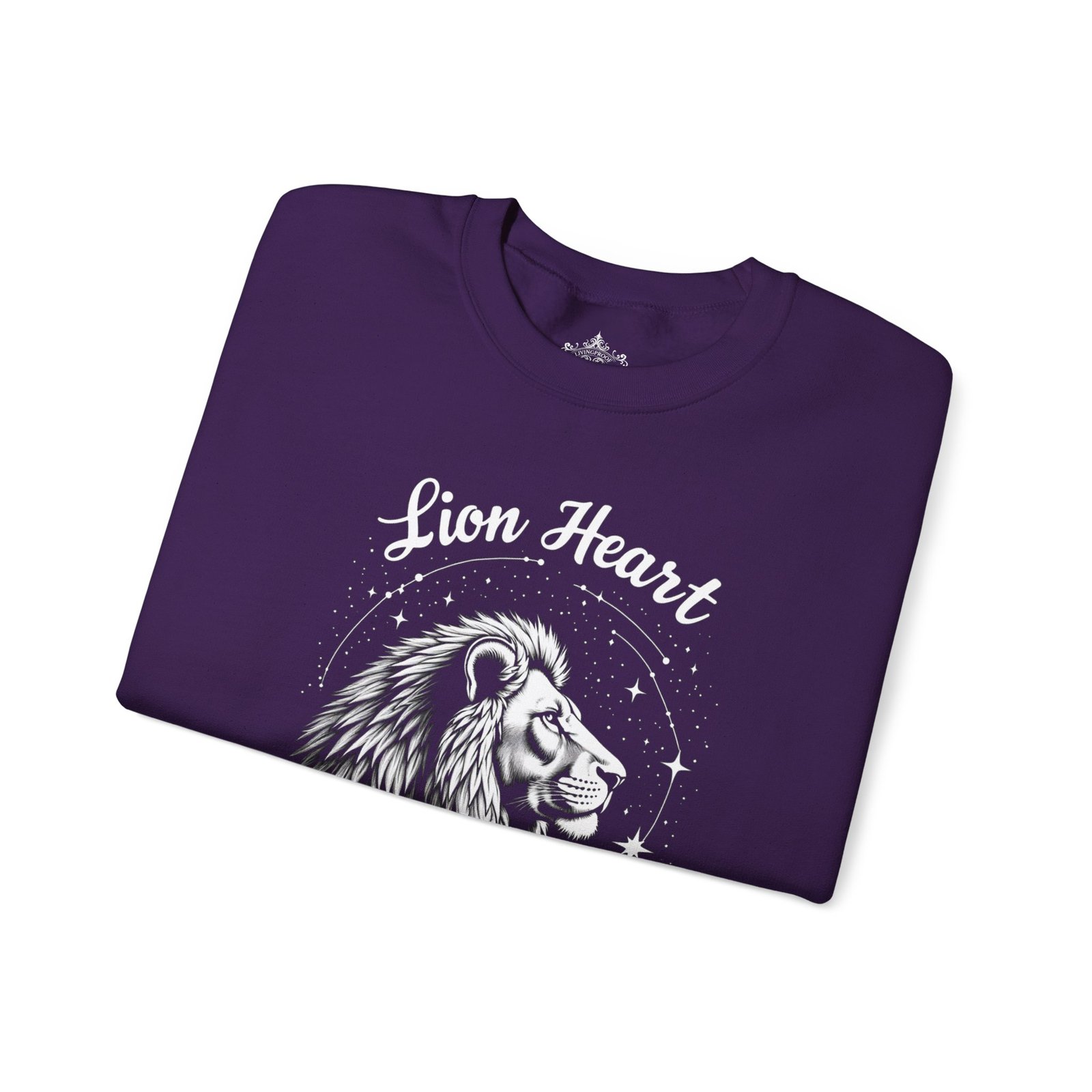 Lion Heart Galaxy Sweatshirt - Unisex Crewneck, Gift for Astrology Lovers, Cozy Fashion, Animal Print, Perfect for Fall - Image 19