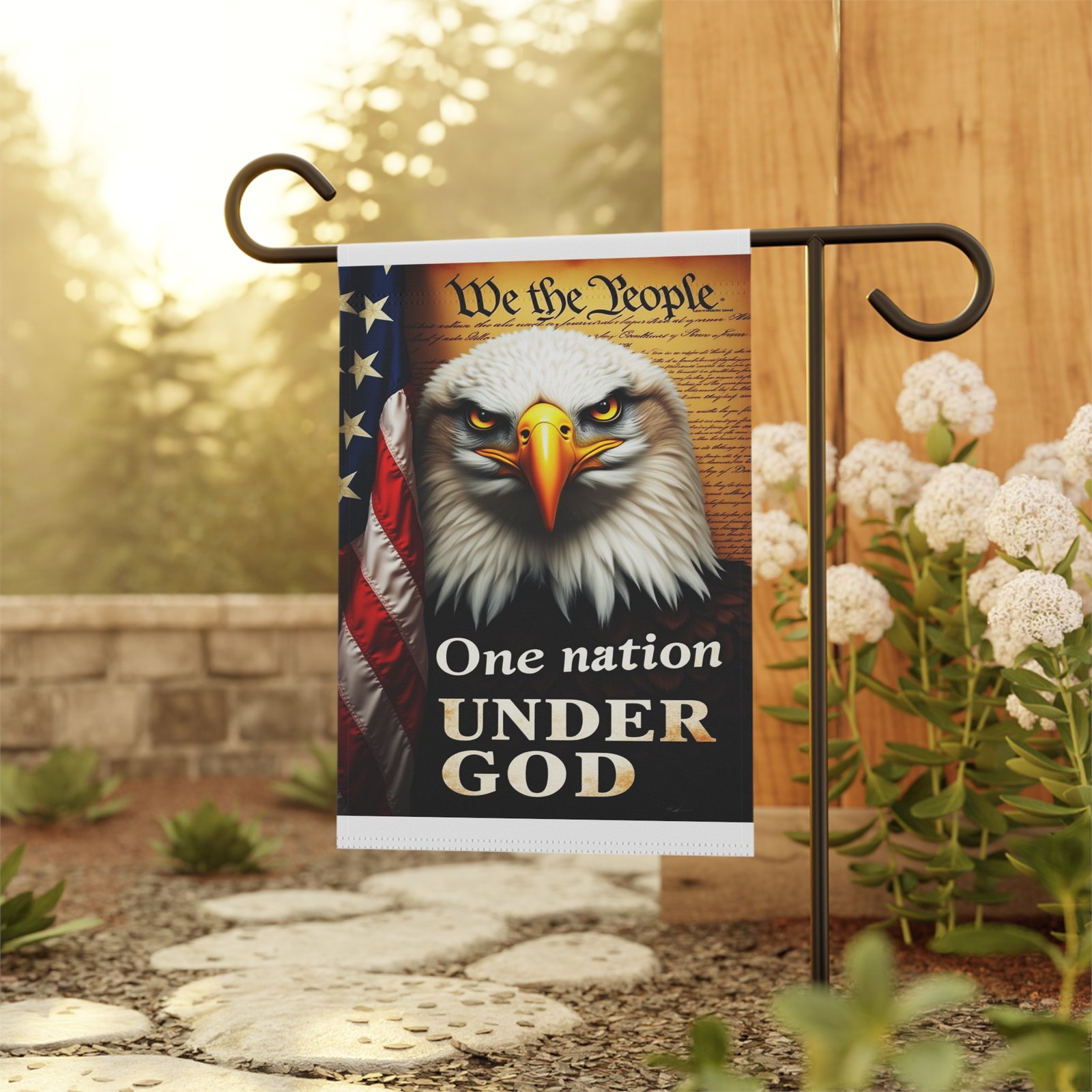 One Nation Under God, Patriotic Garden Banner - Image 5