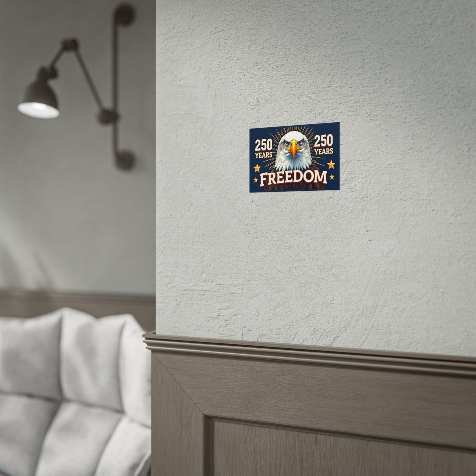 Poster, Patriotic Freedom American Eagle Decor, Independence Day Wall Art, 250 Years Celebration, Rolled Wall Print, Memorial Day Decor, - Image 10