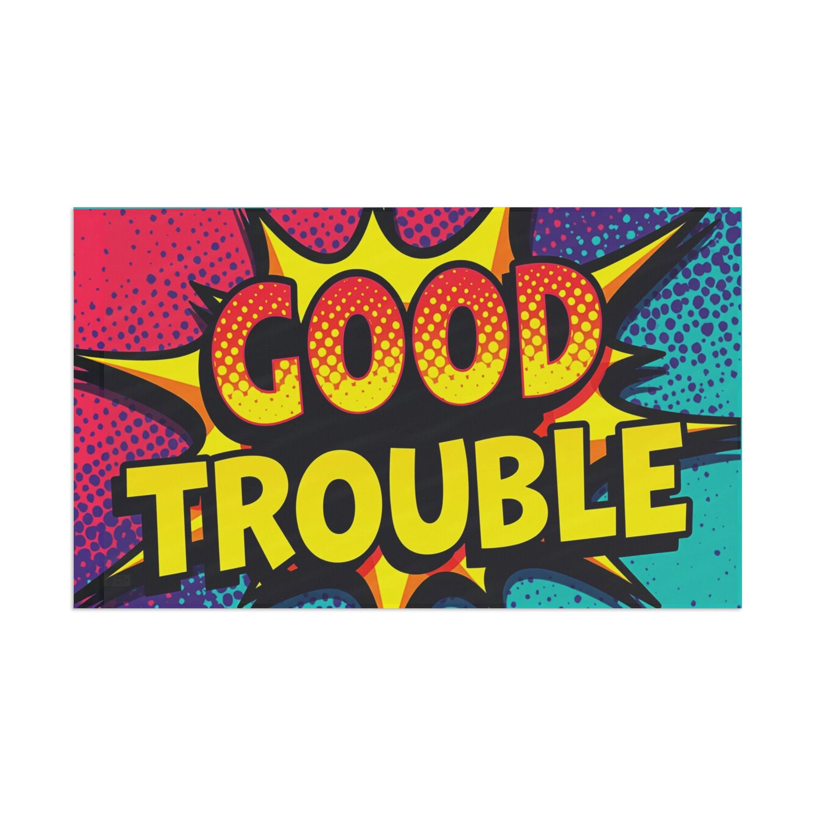 Good Trouble Flag - Inspirational Decor for Activists, Home and Garden, Gifts for Social Justice, Statement Art, Outdoor Banner - Image 9
