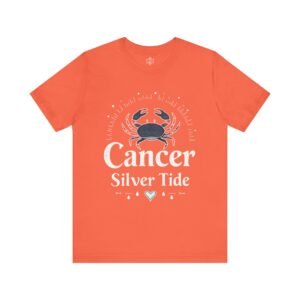 Cancer Silver Tide T-Shirt, Mystical Zodiac Water Sign Tee
