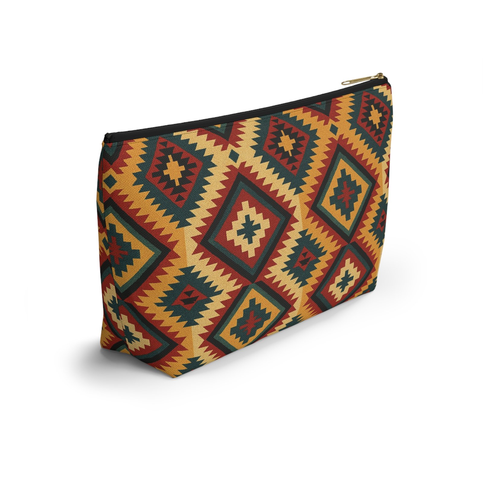 Southwestern Diamond Pattern Accessory Pouch - Image 4