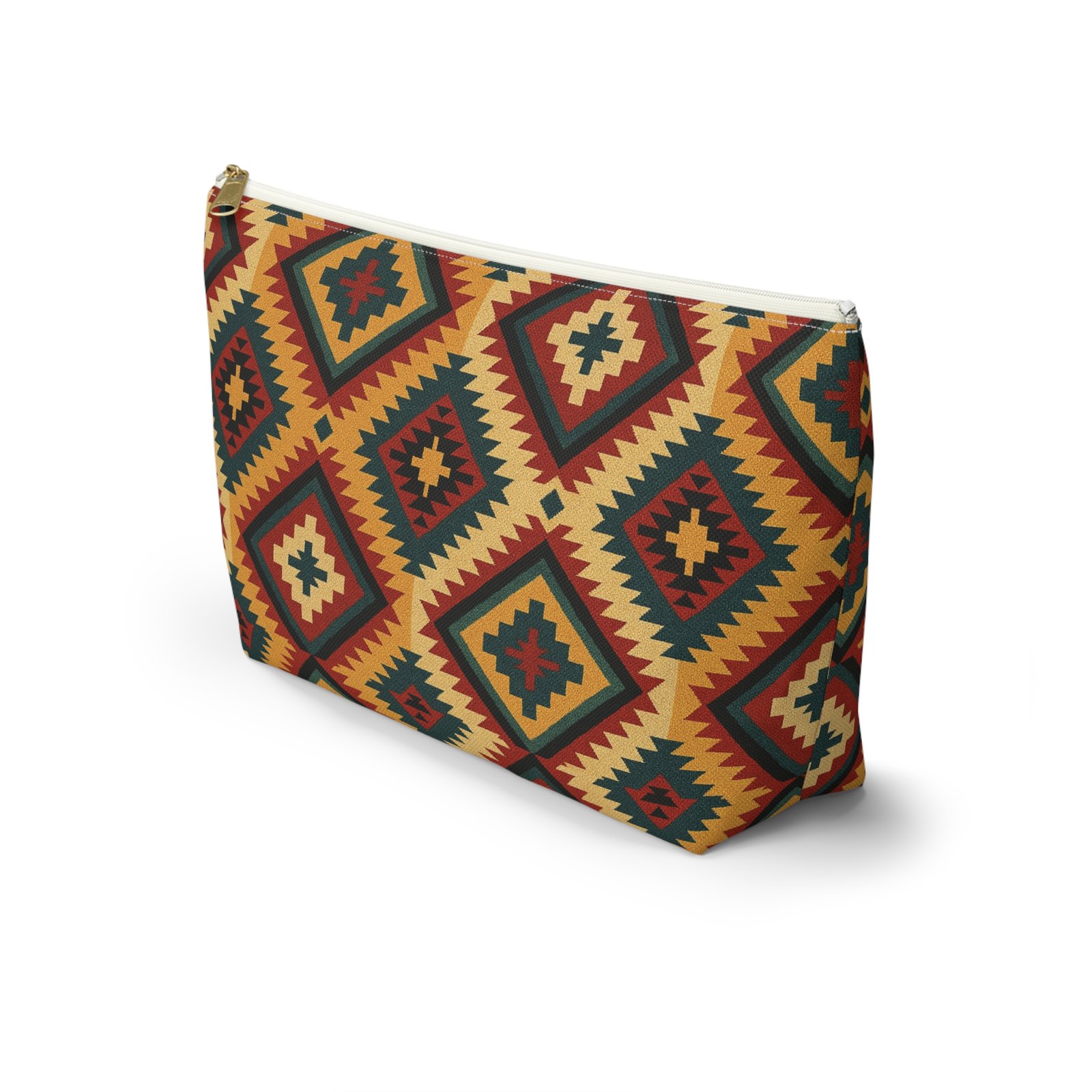 Southwestern Diamond Pattern Accessory Pouch - Image 7