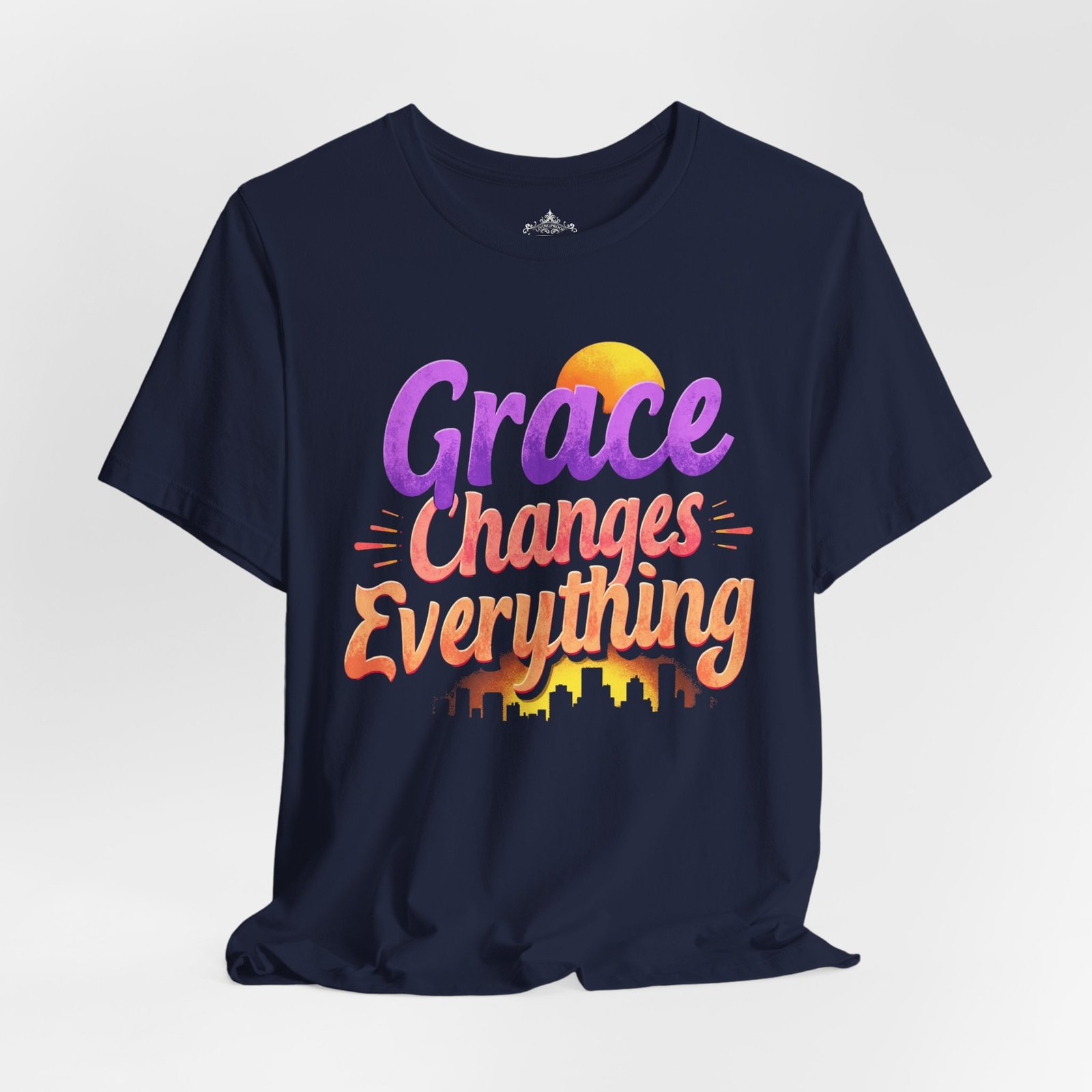 Grace Changes Everything Graphic Tee, Inspirational T-Shirt, Faith-Based Apparel, Perfect Gift for Friends, Spiritual Encouragement - Image 13