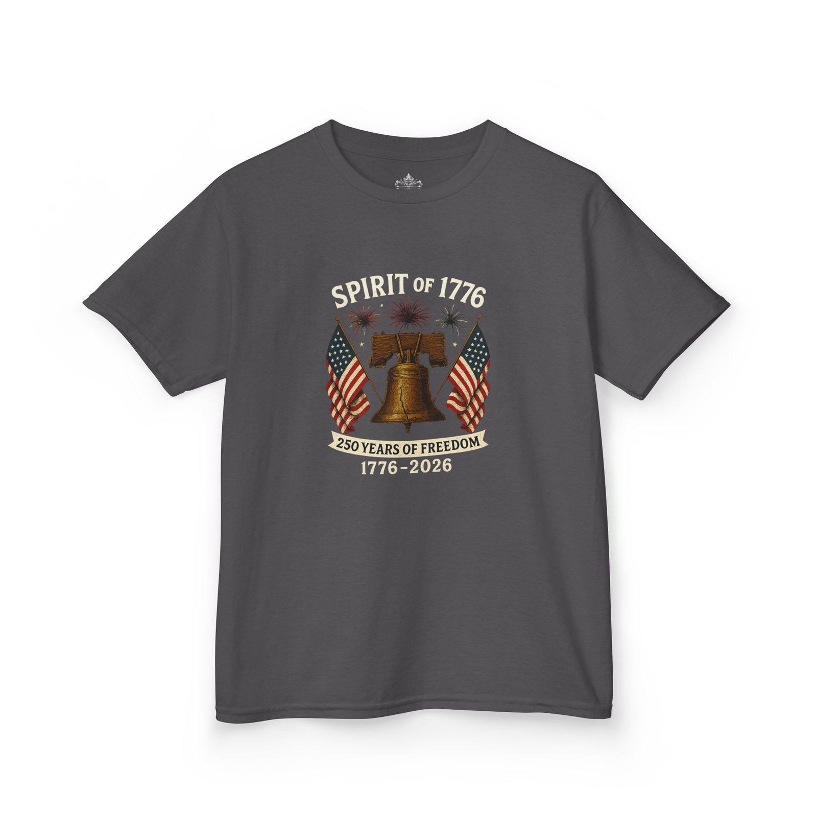 Spirit of 1776 Liberty Bell Tee | American Flag, 250 Years of Freedom 1776-2026 - Image 15