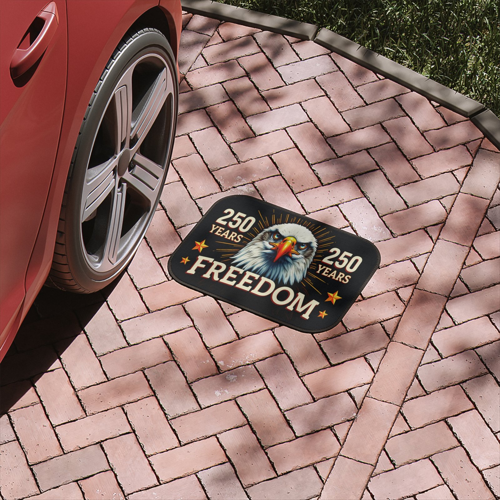 Patriotic Car Floor Mat - 250 Years of Freedom, American Eagle, Vehicle Accessories, USA Pride, Independence Day Decor - Image 10