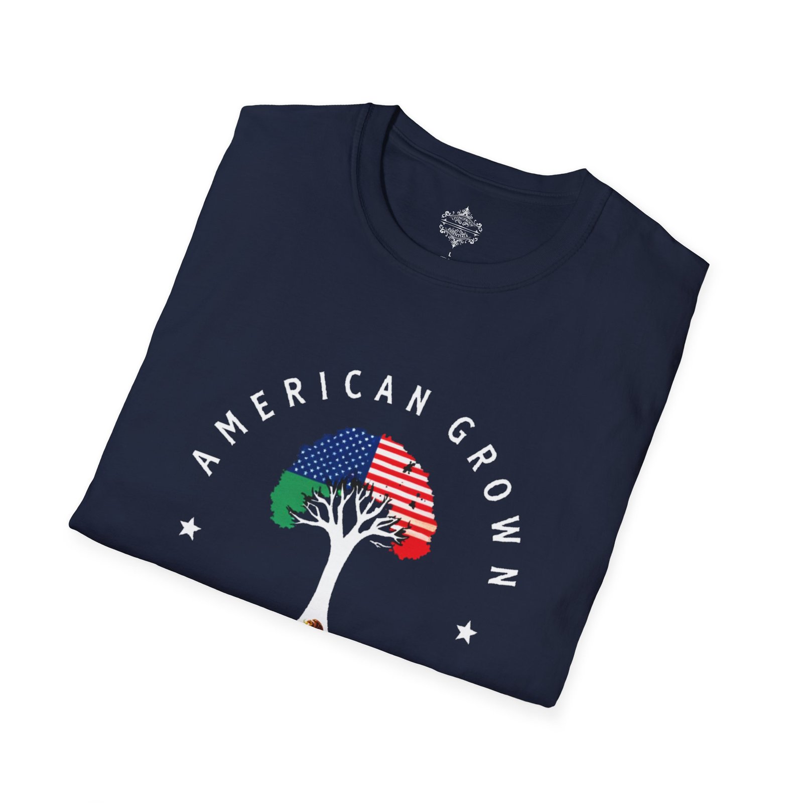 American Grown Mexican Roots Shirt, Unisex Softstyle Tee, Cultural Pride Apparel, Gift for Heritage Celebrations, USA Mexico Roots - Image 36
