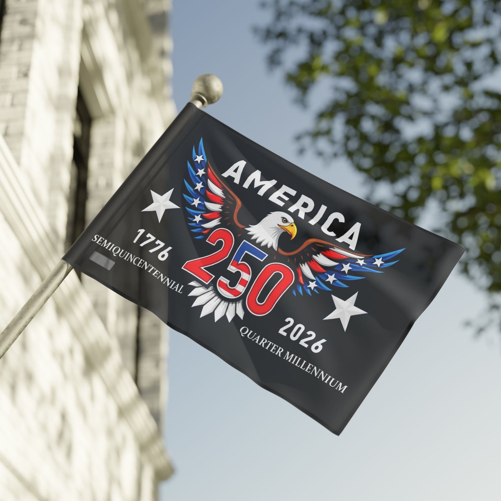 America Semiquincentennial Flag, Quarter Millennium 1776-2026 Banner, Patriotic Outdoor Garden Flag, USA 250th Anniversary Décor - Image 11