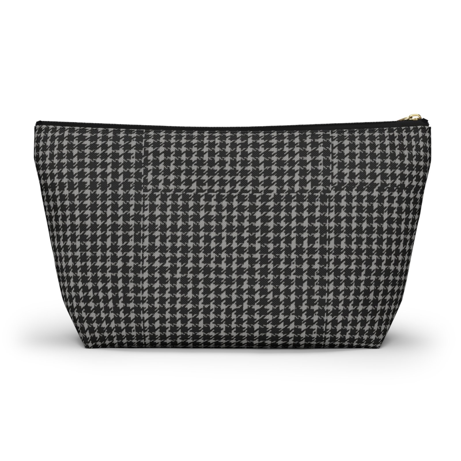 Gray Houndstooth Accessory Pouch - Image 2