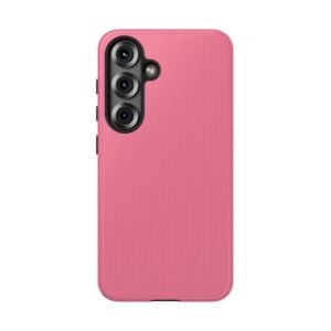 Phone Case, Samsung Galaxy S25 Stylish Hot Pink, Protective Cover, Trendy Accessories, Gift for Her, Customizable Tough Case