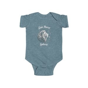 Lion Heart Galaxy Infant Bodysuit, Cute Baby Onesie, Newborn Gift, Baby Shower Outfit, Space-Themed Baby Apparel